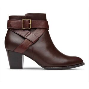 VIONIC Trinity Brown Leather Ankle Boot Size 9